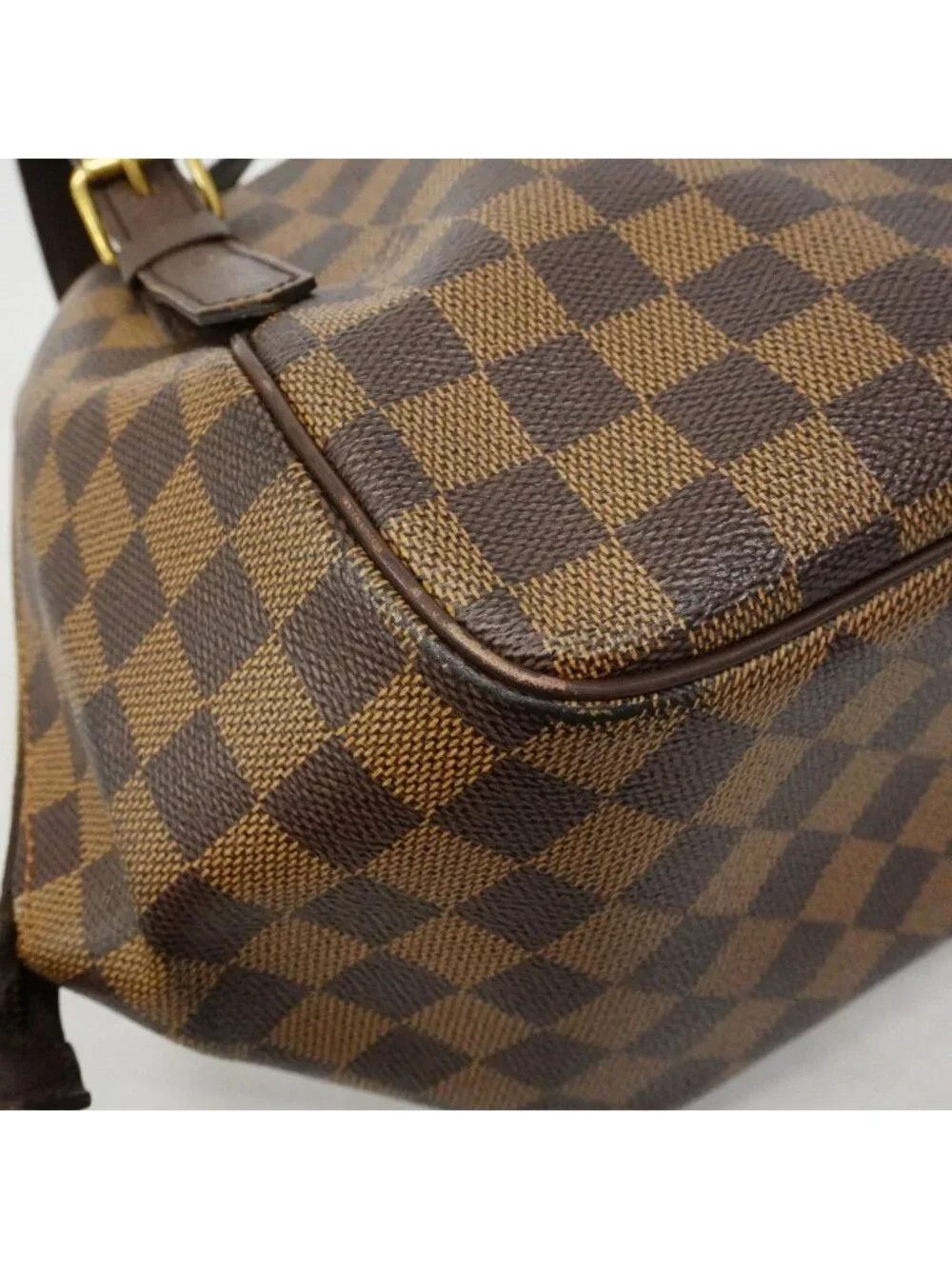 Louis Vuitton Shoulder Bag Damier Belem MM Ebene